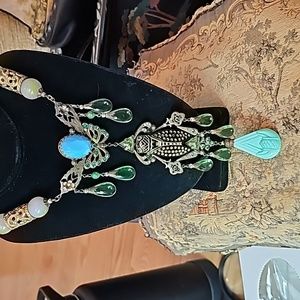 Czechoslovakian Large Cicada Necklace